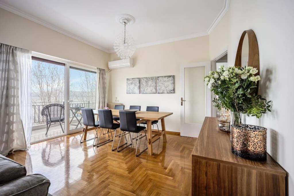 Bright Central Apartment With Splendid Sea View! Chalkís Exteriör bild