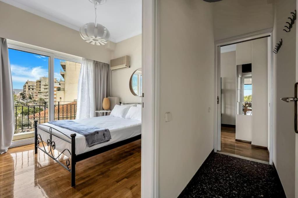 Bright Central Apartment With Splendid Sea View! Chalkís Exteriör bild