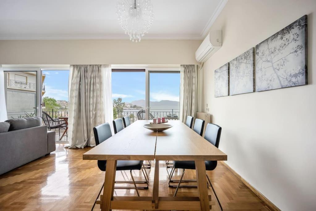 Bright Central Apartment With Splendid Sea View! Chalkís Exteriör bild