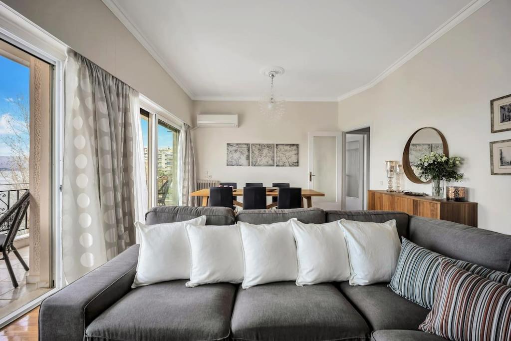 Bright Central Apartment With Splendid Sea View! Chalkís Exteriör bild