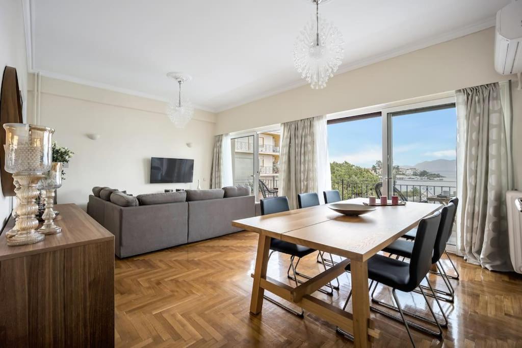 Bright Central Apartment With Splendid Sea View! Chalkís Exteriör bild